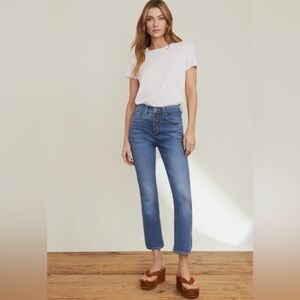 Veronica Beard Carly Kick Flare High Rise Jeans NWT